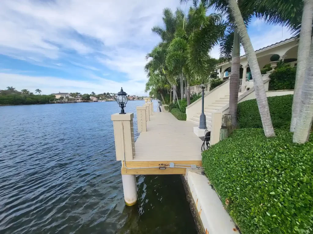 Dock Piling in south Florida